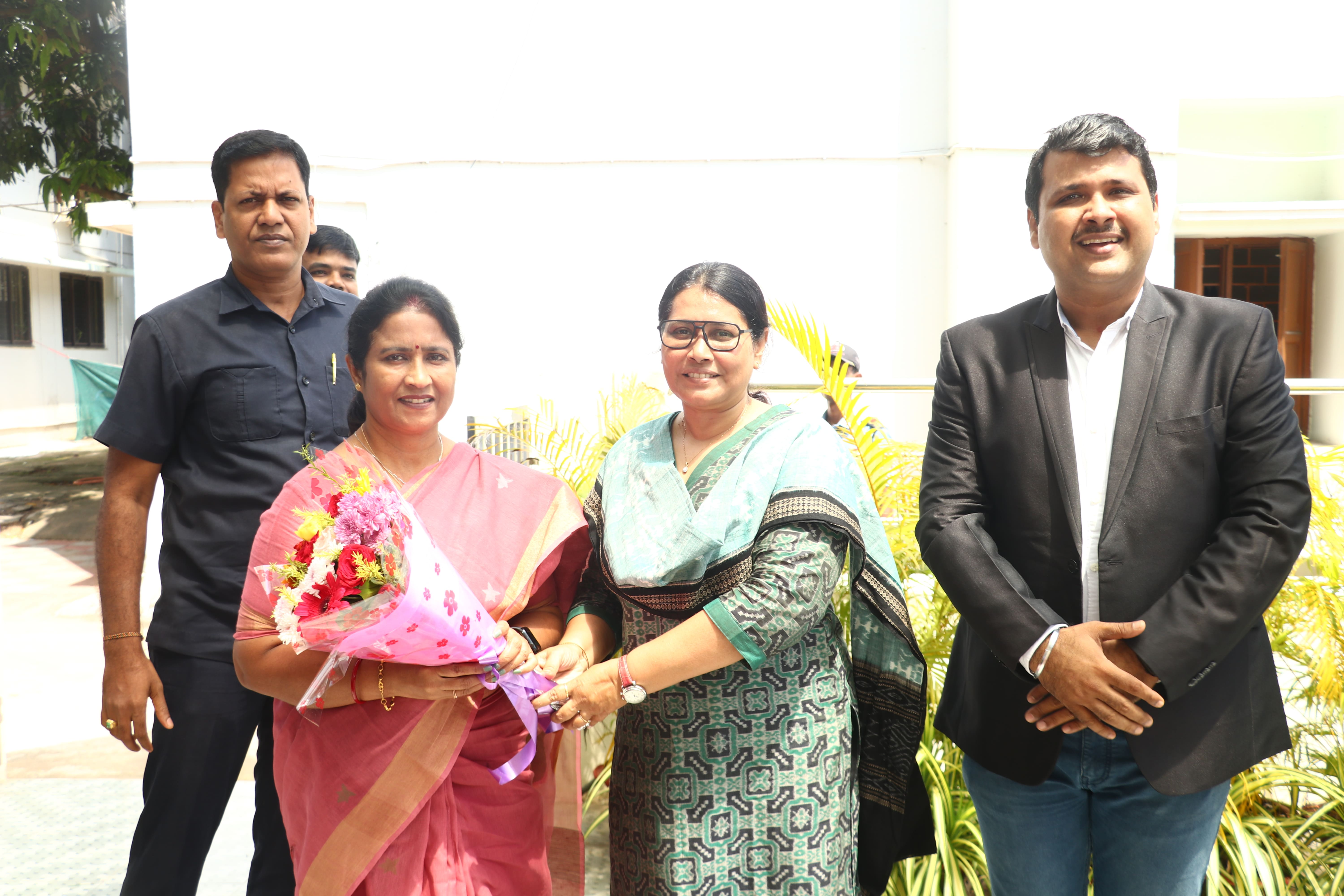 Felicitation with officials